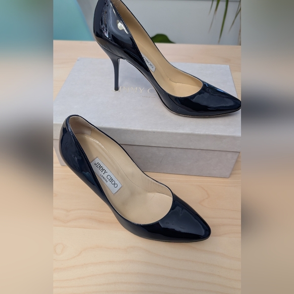 Jimmy Choo Shoes - JIMMY CHOO Mei Patent Leather Pumps